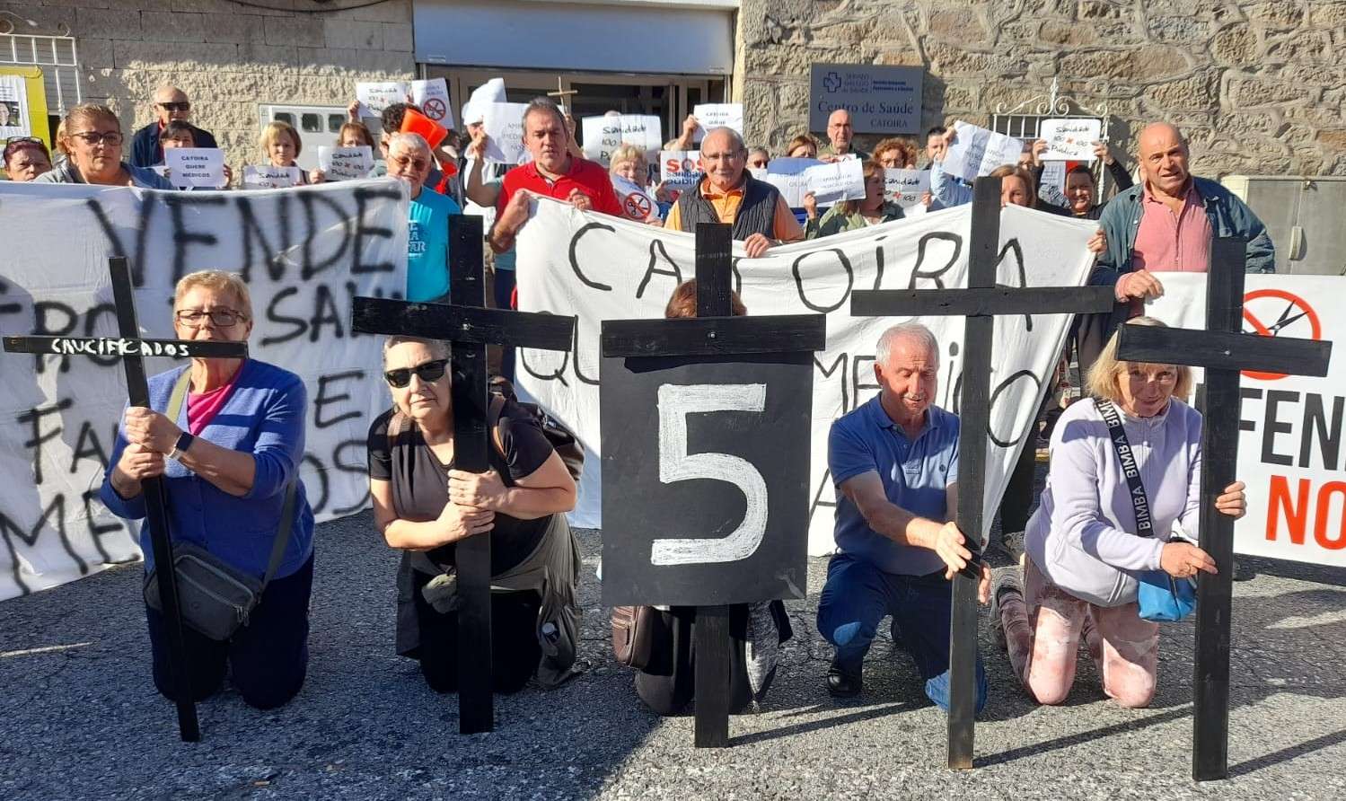 protesta medica catoira