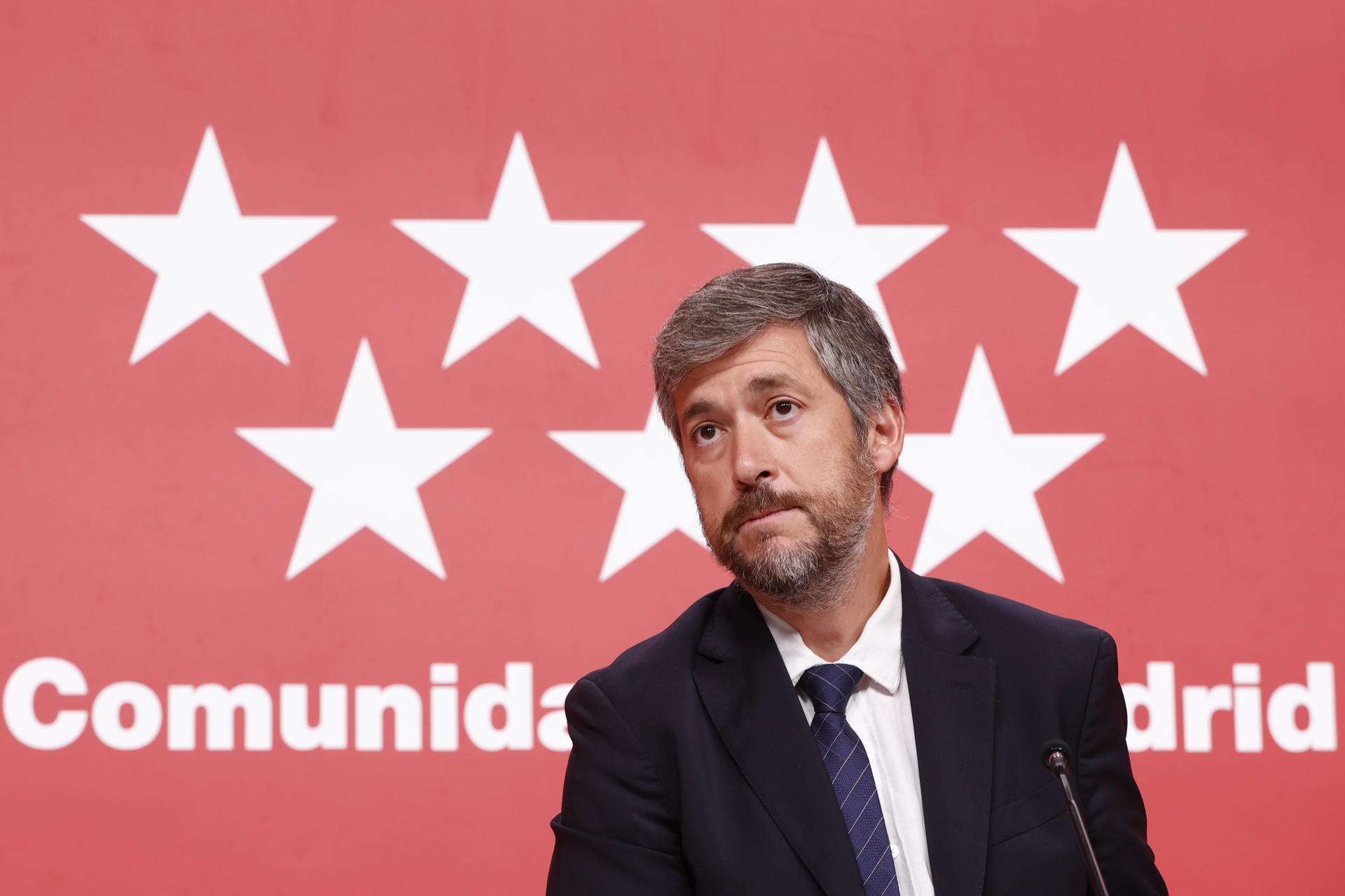 El consejero de Presidencia, Justicia y Administración Local y portavoz del Gobierno de Madrid, Miguel Ángel García Martín en una imagen de archivo. EFE/ Mario Moron