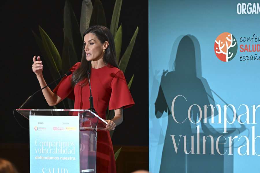 La reina Letizia en el acto institucional del 'Día Mundial de la Salud Mental 2025' Madrid. EFE