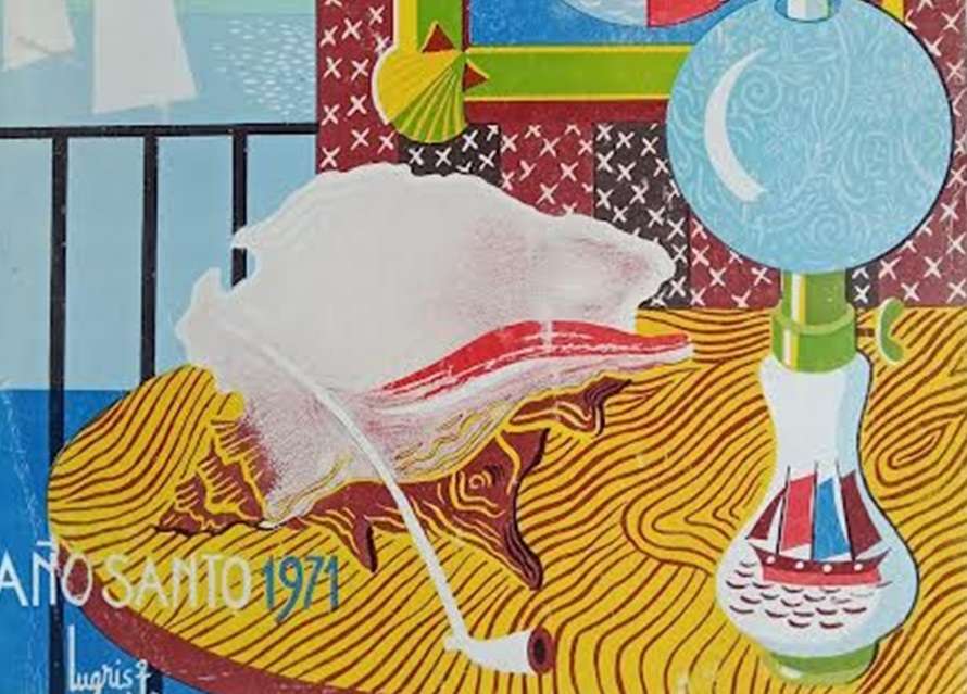 'Arosa. Año Santo 1971', óleo de Urbano Lugrís