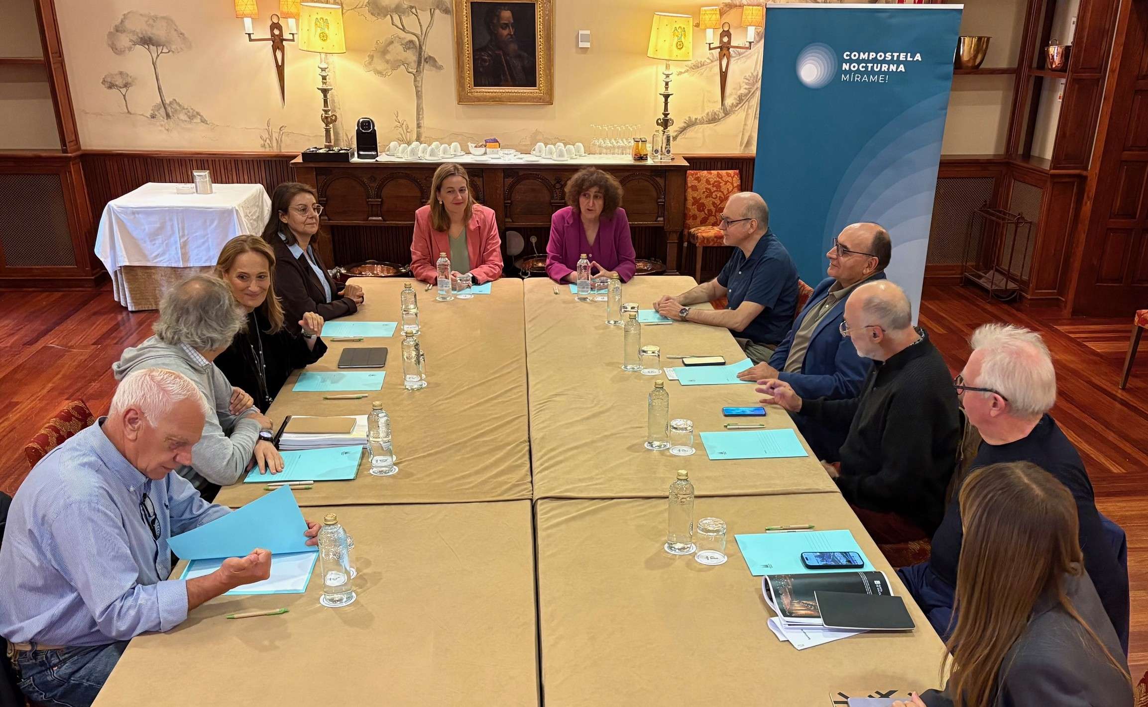 Reunión jurado iluminación Santiago